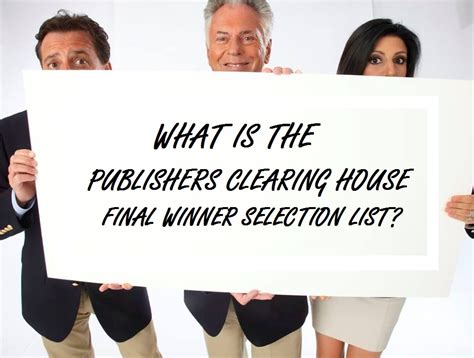 VICTORIA J – MONTGOMERY – $500. . Publishers clearing house final winner selection list notice